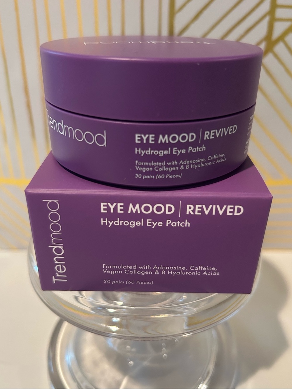 ✨ Trendmood High Mood Revive Hydrogel Eye Patches | 30 Pairs / 60 Pieces | NIB